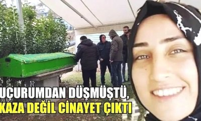Kaza değil! Ölen kadın, kocası tarafından itilmiş..